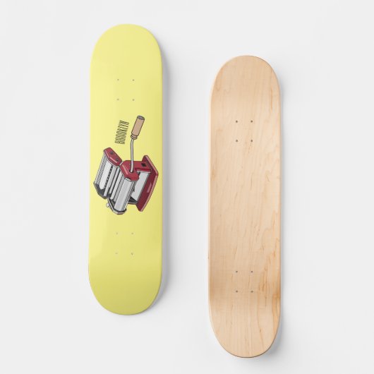 Afbeelding van cartoon voor pasteiters persoonlijk skateboard (Voorkant)