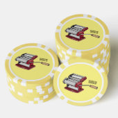 Afbeelding van cartoon voor pasteiters poker chips (Opstapeling)