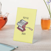 Afbeelding van cartoon voor pasteiters reclamebord met voetstuk (Insitu)