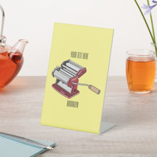 Afbeelding van cartoon voor pasteiters reclamebord met voetstuk (Insitu)