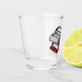 Afbeelding van cartoon voor pasteiters shot glas (Links)