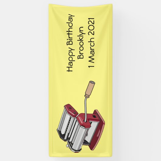 Afbeelding van cartoon voor pasteiters spandoek (Verticaal)