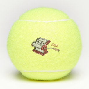 Afbeelding van cartoon voor pasteiters tennisballen
