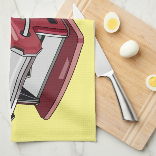 Afbeelding van cartoon voor pasteiters theedoek (Quarter Fold)