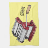 Afbeelding van cartoon voor pasteiters theedoek (Verticaal)