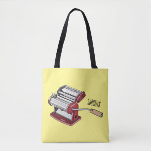 Afbeelding van cartoon voor pasteiters tote bag