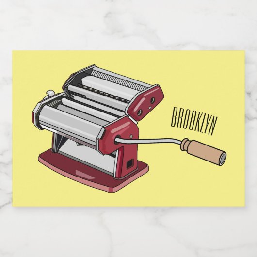 Afbeelding van cartoon voor pasteiters voedselcontainer etiket (Enkel label)