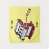 Afbeelding van cartoon voor pasteiters wandkleed (Voorkant)