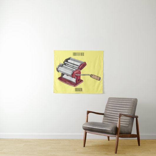 Afbeelding van cartoon voor pasteiters wandkleed (In Situ (horizontaal))