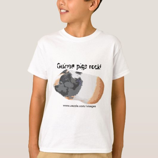 Afbeelding van cavia's t-shirt (Voorkant)
