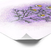 Afbeelding van Chamomile Illustratie Foto Afdruk (Hoek)