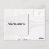 Afbeelding van Champagne in de ijskammer van glas Briefkaart (Achterkant)