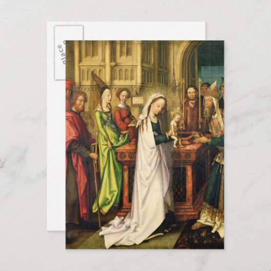 Afbeelding van Christus in de tempel, 1500 Briefkaart (Voorkant / Achterkant)