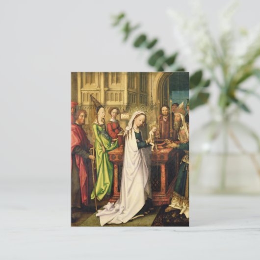 Afbeelding van Christus in de tempel, 1500 Briefkaart (Staand voorkant)