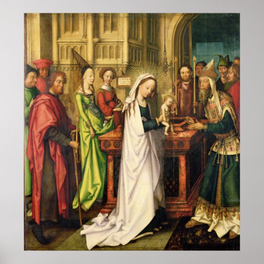 Afbeelding van Christus in de tempel, 1500 Poster (Voorkant)