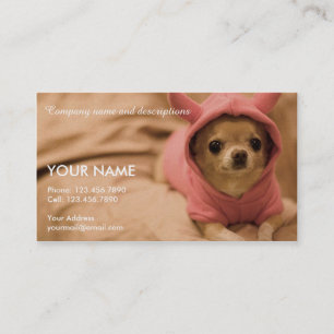 Afbeelding van Cute Chihuahua Visitekaartje