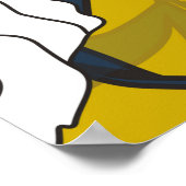 Afbeelding van de afbeelding van de bloeiende blo poster (Hoek)