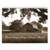 Afbeelding van de afgestane Barns in de Missouri O Kalender (Hoes)