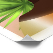 Afbeelding van de Afrikaanse American Woman Gold Poster (Hoek)