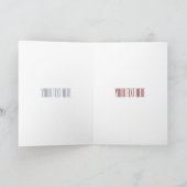 Afbeelding van de Afrikaanse grijze papegaai carto Kaart (Binnen)