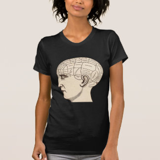 Afbeelding van de Anatomie Brain Map T-shirt