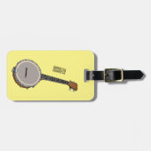 Afbeelding van de Banjo cartoon Bagagelabel (Voorkant horizontaal)