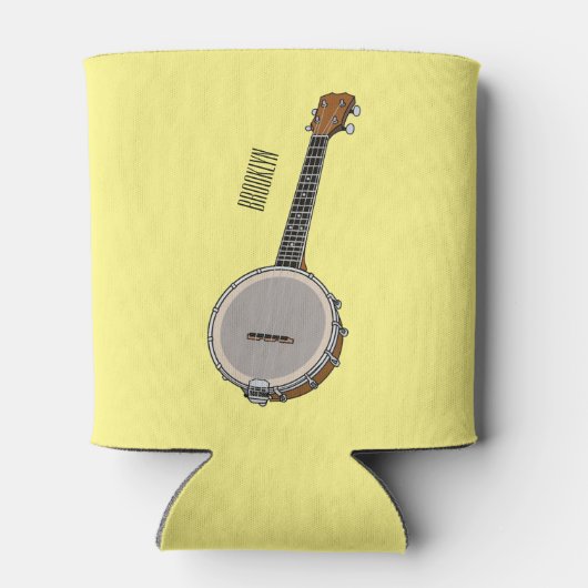 Afbeelding van de Banjo cartoon Blikjeskoeler (Achterkant)