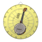 Afbeelding van de Banjo cartoon Dartbord (Voorkant)