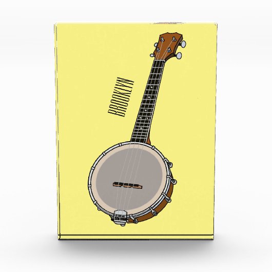 Afbeelding van de Banjo cartoon Fotoblokken (Voorkant)
