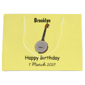 Afbeelding van de Banjo cartoon Groot Cadeauzakje (Voorkant)