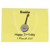 Afbeelding van de Banjo cartoon Groot Cadeauzakje (Achterkant)