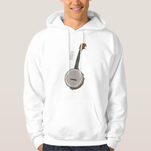 Afbeelding van de Banjo cartoon Hoodie (Voorkant)