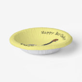 Afbeelding van de Banjo cartoon Papieren Kommen (Gebogen)