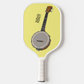 Afbeelding van de Banjo cartoon Pickleball Paddle (Achterkant)