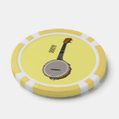 Afbeelding van de Banjo cartoon Poker Chips (Enkel)