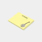 Afbeelding van de Banjo cartoon Post-it® Notes (Schuin)