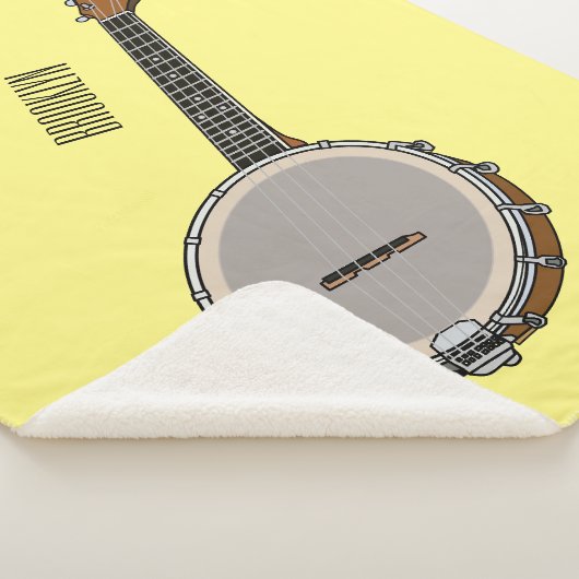 Afbeelding van de Banjo cartoon Sherpa Deken (3/4)