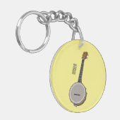 Afbeelding van de Banjo cartoon Sleutelhanger (Voorkant Links)
