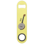 Afbeelding van de Banjo cartoon Speed Flessenopener (Achterkant)