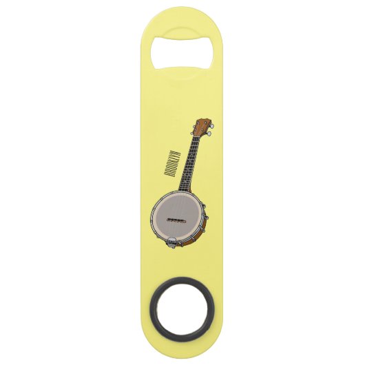 Afbeelding van de Banjo cartoon Speed Flessenopener (Voorkant)