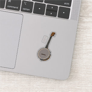 Afbeelding van de Banjo cartoon Sticker