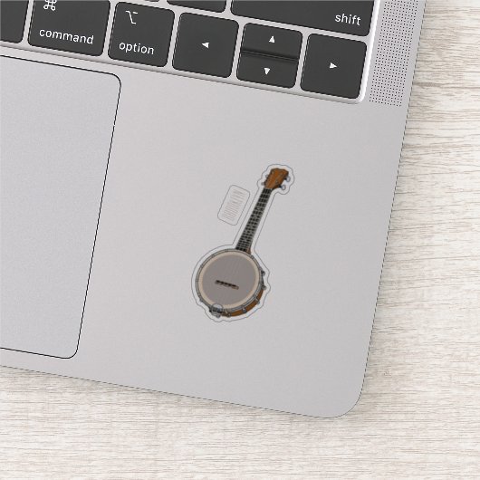 Afbeelding van de Banjo cartoon Sticker (Detail)