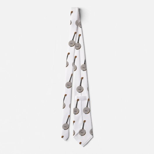 Afbeelding van de Banjo cartoon Stropdas (Achterkant)