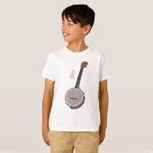 Afbeelding van de Banjo cartoon T-shirt (Voorkant volledig)