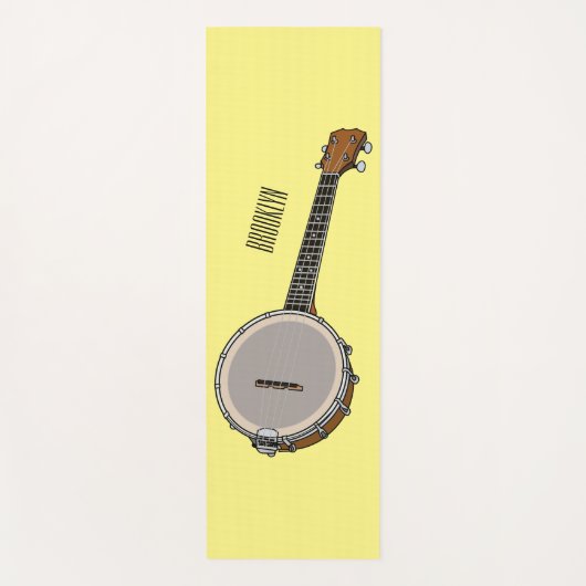 Afbeelding van de Banjo cartoon Yogamat (Voorkant)