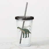 Afbeelding van de Barapasaurus-cartoon Acryl Drinkbeker (Achterkant)