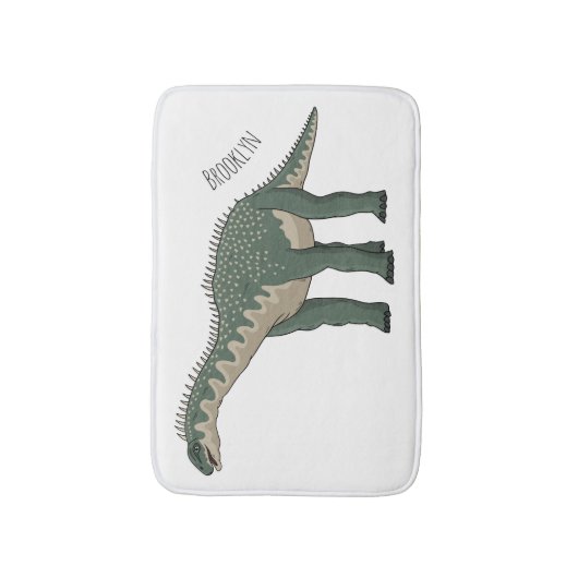 Afbeelding van de Barapasaurus-cartoon Badmat (Voorkant Verticaal)