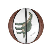 Afbeelding van de Barapasaurus-cartoon Basketbal (Verticaal)
