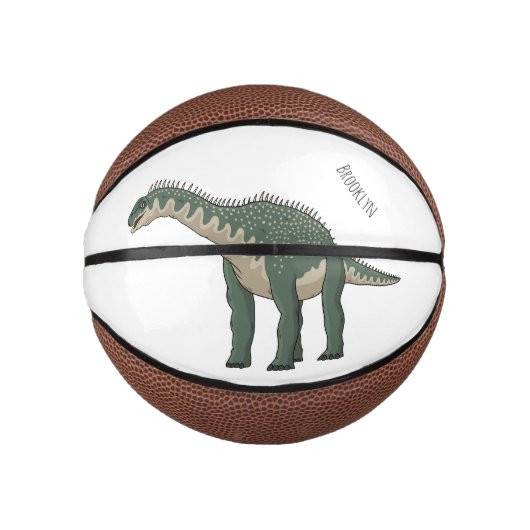 Afbeelding van de Barapasaurus-cartoon Basketbal (Voorkant)