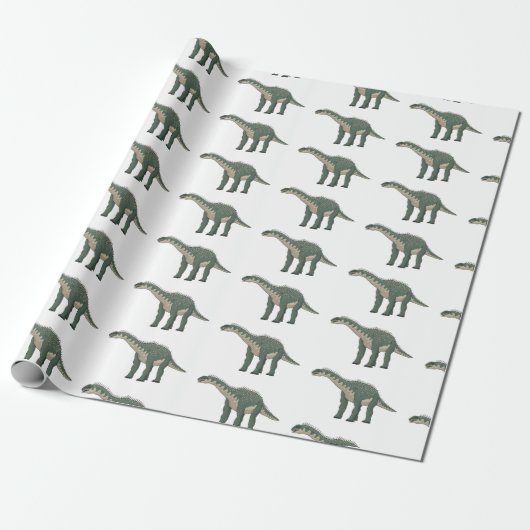 Afbeelding van de Barapasaurus-cartoon Cadeaupapier (Uitgerold)